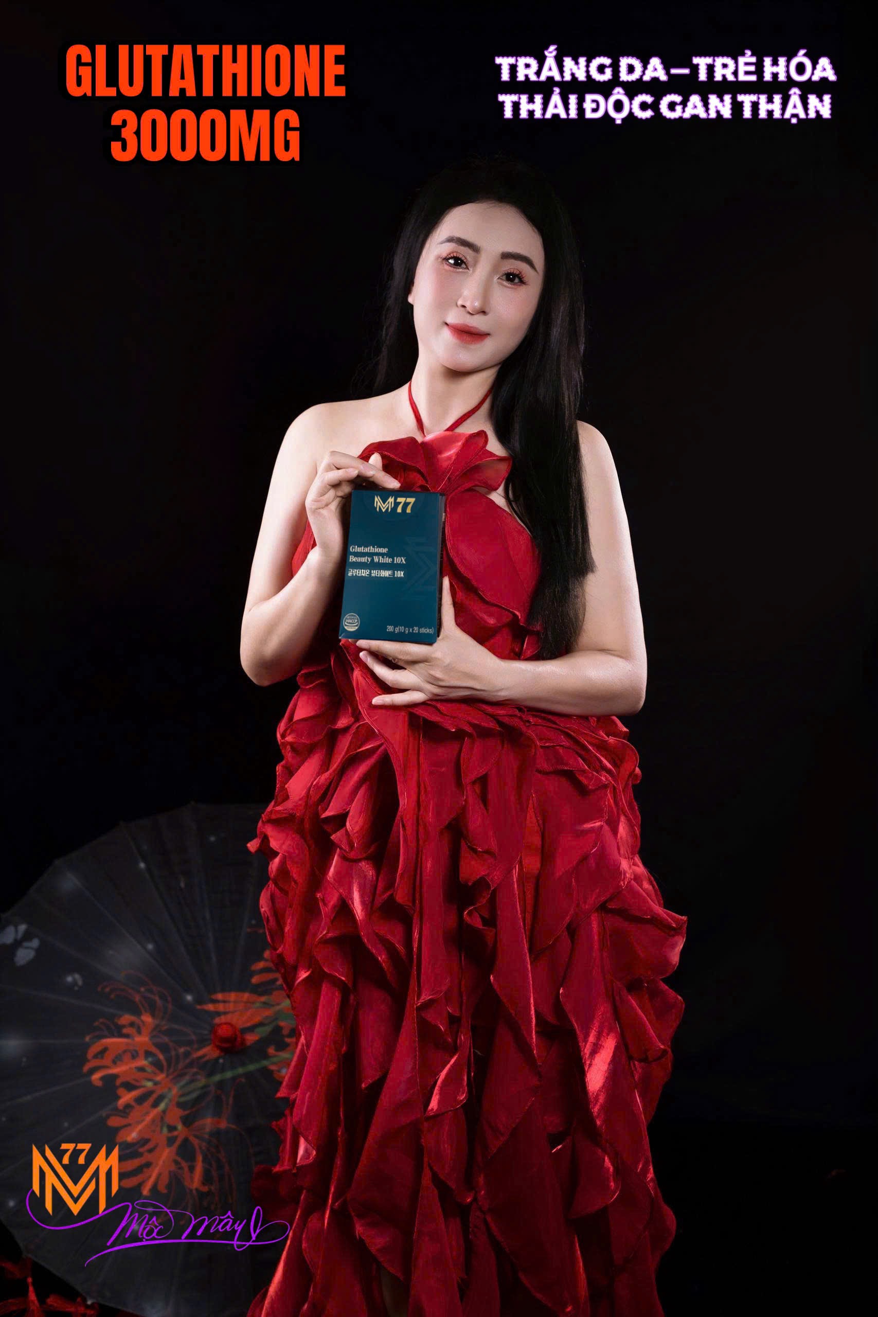 Thực phẩm bổ sung GLUTATHIONE BEAUTY WHITE 10X ( combo 6 hộp)